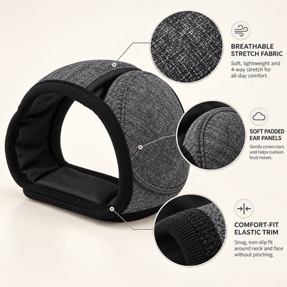 PawHush™ - Dog Ear Muffs & Calming Wrap