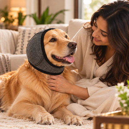 PawHush™ - Dog Ear Muffs & Calming Wrap